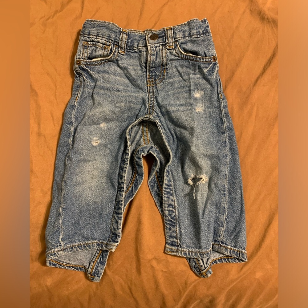 baby blue jeans